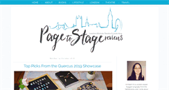 Desktop Screenshot of pagetostagereviews.com